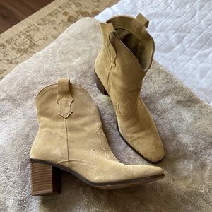 Zara leather boots